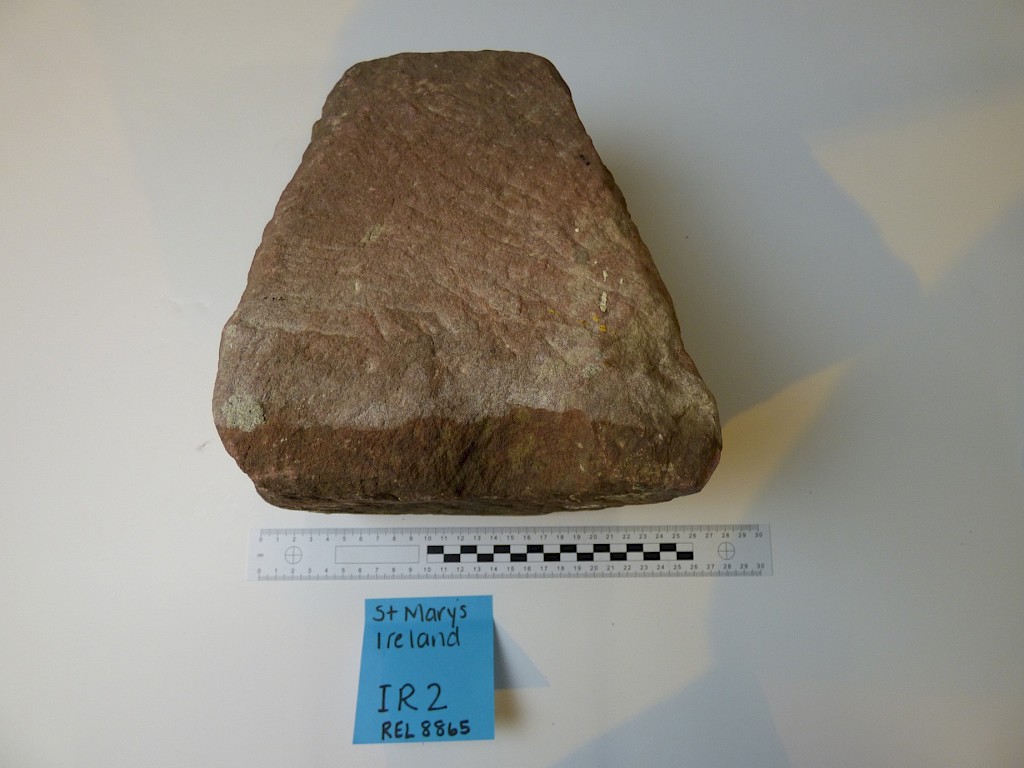 Stone from St Mary's Kirk in Ireland